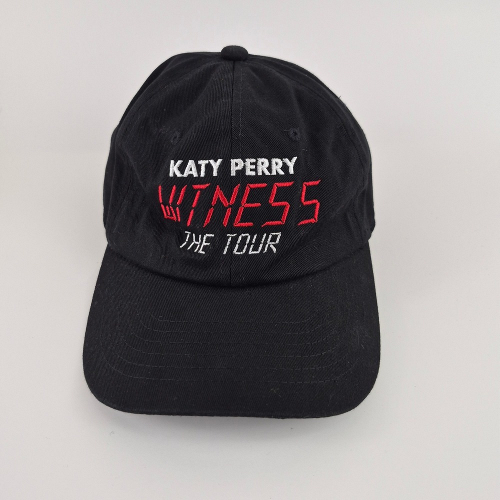 Katy Perry Witness The Tour Baseball Cap Hat Black Cotton Concert Merch Nissi - Picture 1 of 8